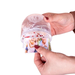 Nice Mutlu Yıllara Fotoğraflı Kar Küresi - 3