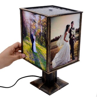 Nostalgia Rotating Lampshade Photo Lamp - 1