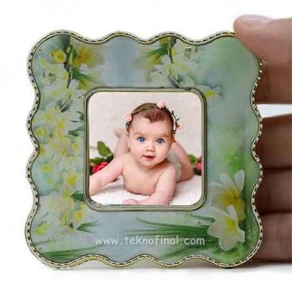 Papatya Kare Magnet Çerçeve - 3