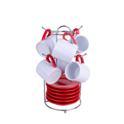 Paslanmaz Metal Fincan Stand - 7