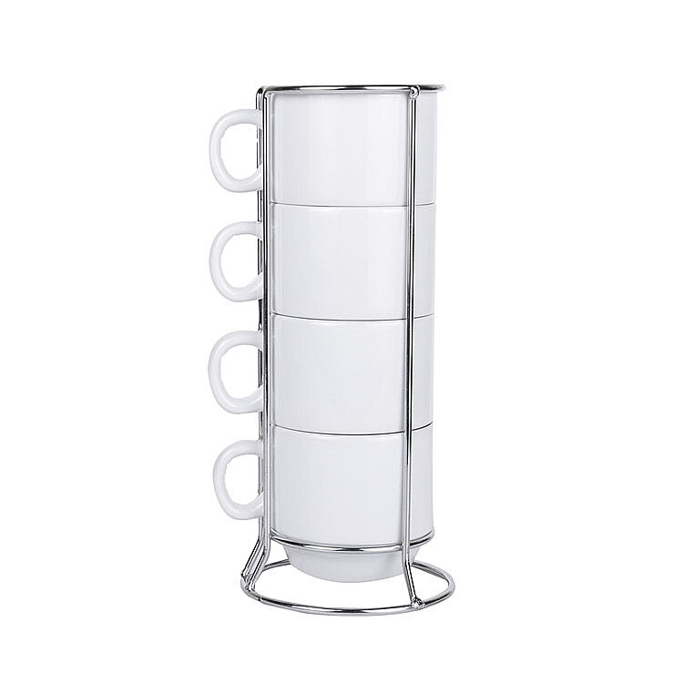 Paslanmaz Metal Fincan Stand - 6