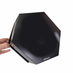 Patlayan Hediye Aşk Kutusu 4'lü Klasik Siyah - 5