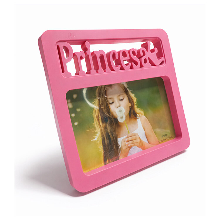 Pembe Prenses Fotoğraf Çerçevesi - 10x15cm - 1