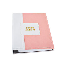 Pembe Sweet 200'lük Deri Fotoğraf Albümü - 10x15cm - 4