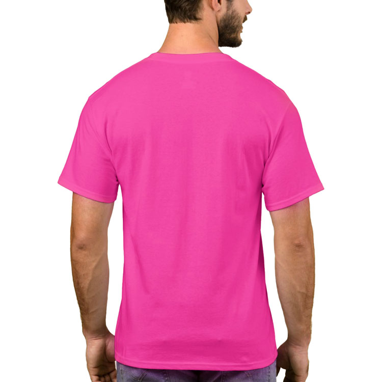 Pembe T-Shirt %100 Pamuklu - 3