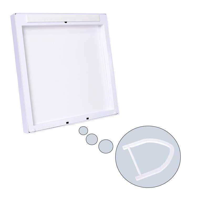 Photo Frame Stand for Restickable Square Frames