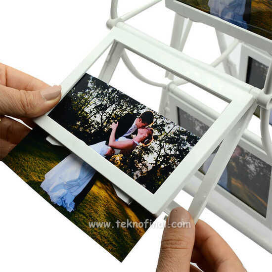 Hareketli Dönme Dolap Değirmen Fotoğraf Çerçevesi - 2