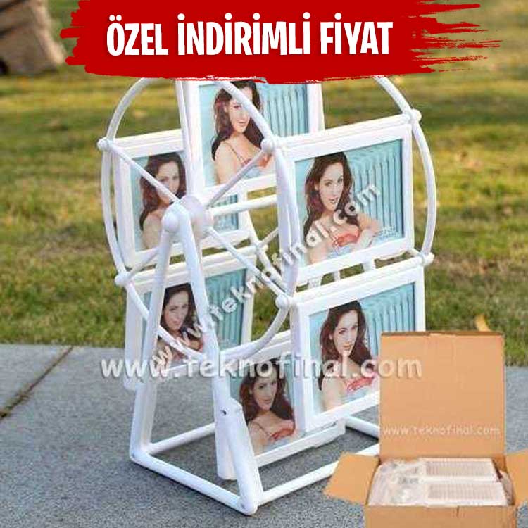 Hareketli Dönme Dolap Değirmen Fotoğraf Çerçevesi - 1