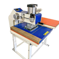 Pnömatik Çift Tablalı Otomatik Dikey Düz Isı Transfer Baskı Makinesi - 40x60cm - Thumbnail