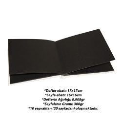 Polabook® Beyaz Mini Anı Defteri - 9