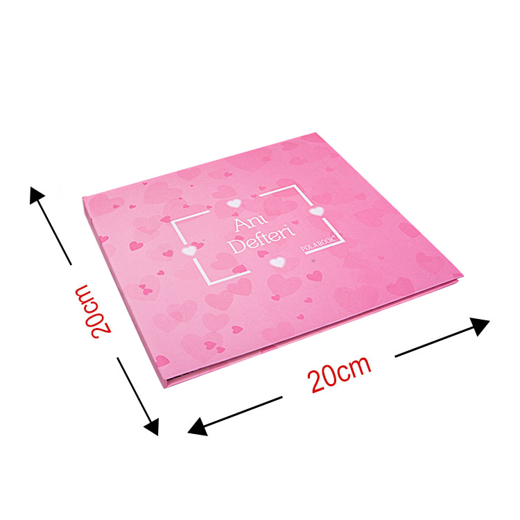 Polabook® Kalpli Pembe Anı Defteri - 4