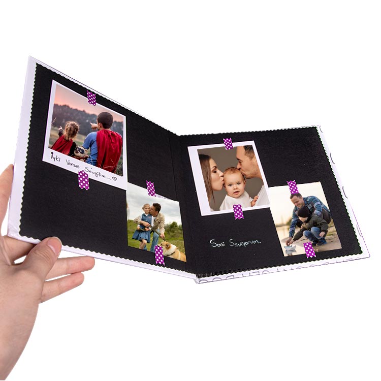 Polabook® Köstek Saatli Anı Defteri - 2