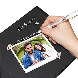 Polabook® Süblimasyon Siyah Anı Defteri - 4