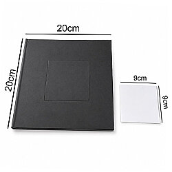 Polabook® Süblimasyon Siyah Anı Defteri - 3