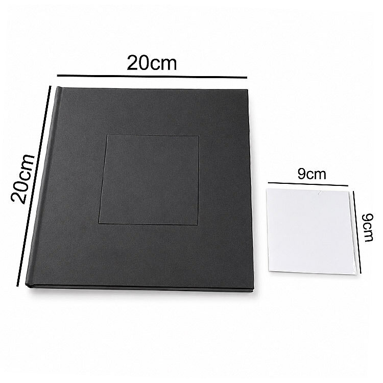 Polabook® Süblimasyon Siyah Anı Defteri - 3