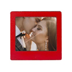 Ahşap Polaroid Mini Fotoğraf Çerçevesi - 9x9cm - 6