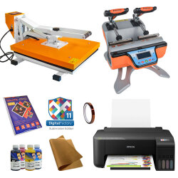 Power Max İkili Kupa ve A4 Isı Transfer Baskı Seti - Goldpix