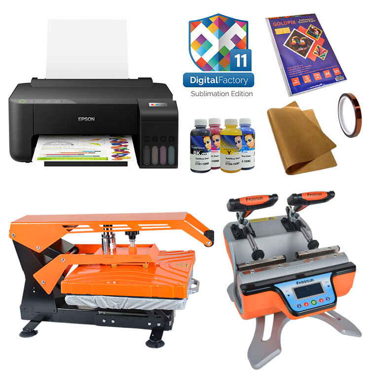 Power Mega İkili Kupa ve A4 Isı Transfer Baskı Seti - 1