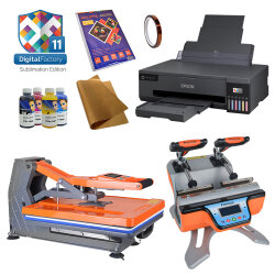 Power Ultra Kupa ve A3 Isı Transfer Baskı Seti - Goldpix