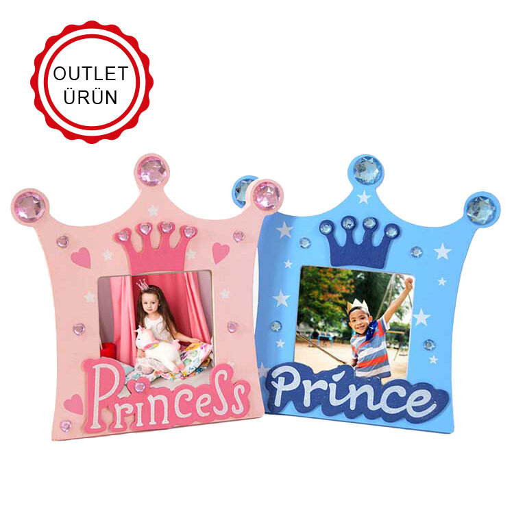 Prince and Princess Wooden Photo Frame - 1