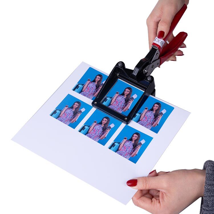 Profesyonel 50x50mm Vesikalık Giyotin Makası - 2