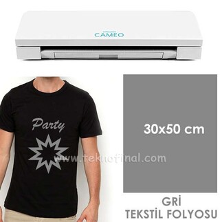 Pu Gri Tekstil Folyosu - 30x50cm - 
