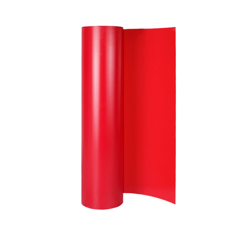 Pu Kırmızı Tekstil Folyosu - 50cmx1Metre - 2