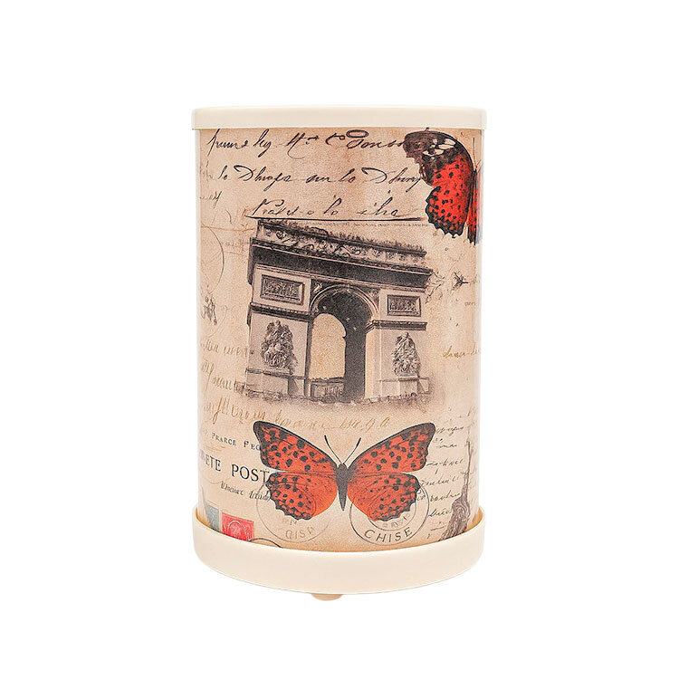 Rotating Cylinder Photo Frame with LED Light - 5