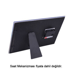 Saatli Cam Fotoğraf Çerçevesi - 13x17cm - 3