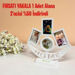Çalar Saatli Home Fotoğraf Çerçevesi - 1