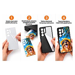 Samsung Galaxy S24 Ultra Süblimasyon Telefon Kılıfı - 3'lü Paket - 3