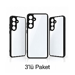 Samsung Galaxy S25 Plus Süblimasyon Telefon Kılıfı - 3'lü Paket - NobbyStar