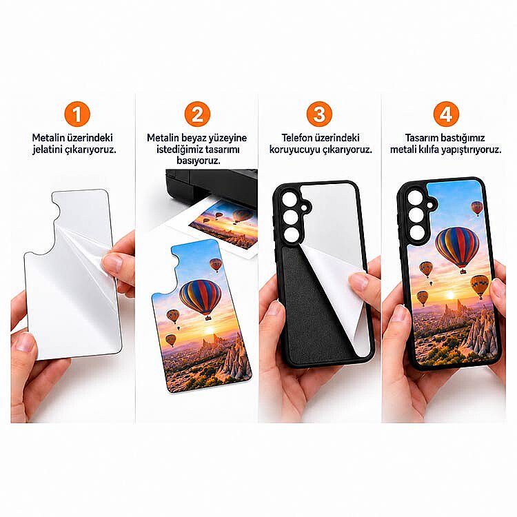 Samsung Galaxy S25 Plus Süblimasyon Telefon Kılıfı - 3'lü Paket - 3