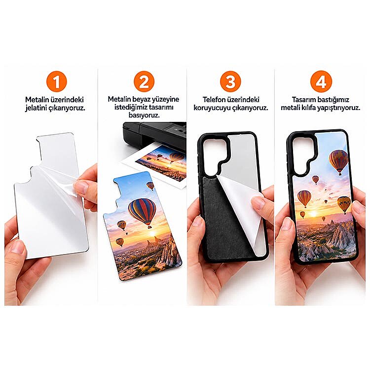 Samsung Galaxy S25 Süblimasyon Telefon Kılıfı - 3'lü Paket - 3