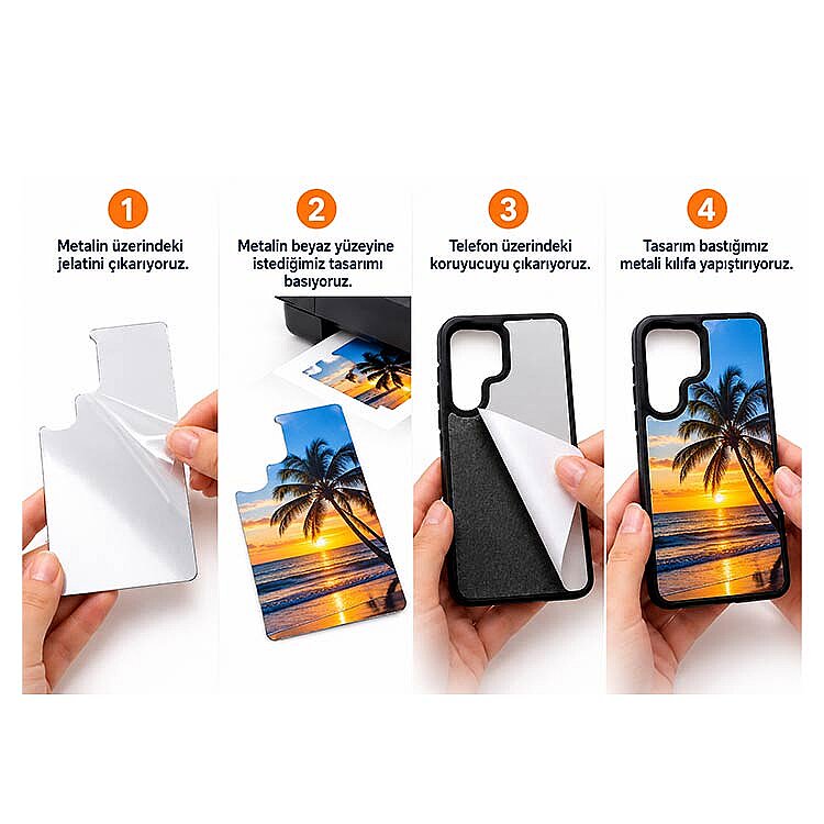 Samsung Galaxy S25 Ultra Süblimasyon Telefon Kılıfı - 3'lü Paket - 3