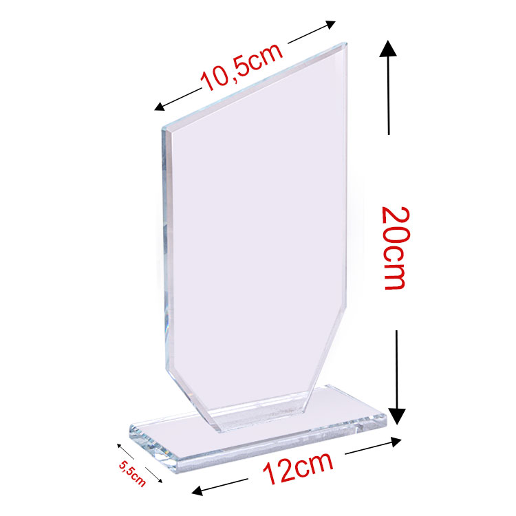 Şeffaf Kristal Plaket - 4