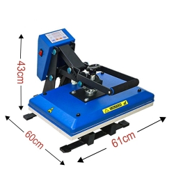 Semi-Automatic Flat Heat Press Printing Machine - 40x60 - Thumbnail