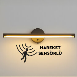 Sensörlü Yapışkanlı Dekoratif Kablosuz Pilli Led Aplik - 2