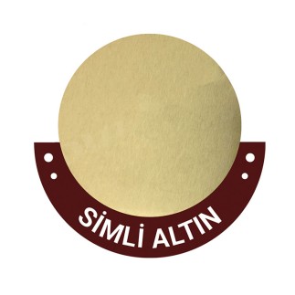Süblimasyon Simli Altın Baskı Metali - 30x60cm - 1
