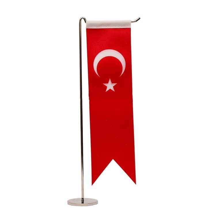 Sublimasyon Kırlangıç Tek & Çift Masa Bayrağı Direği - 4