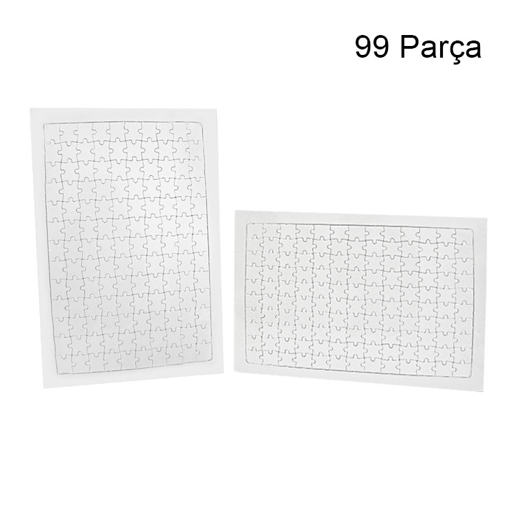 Süblimasyon Dikdörtgen Puzzle A4 - 99 Parça