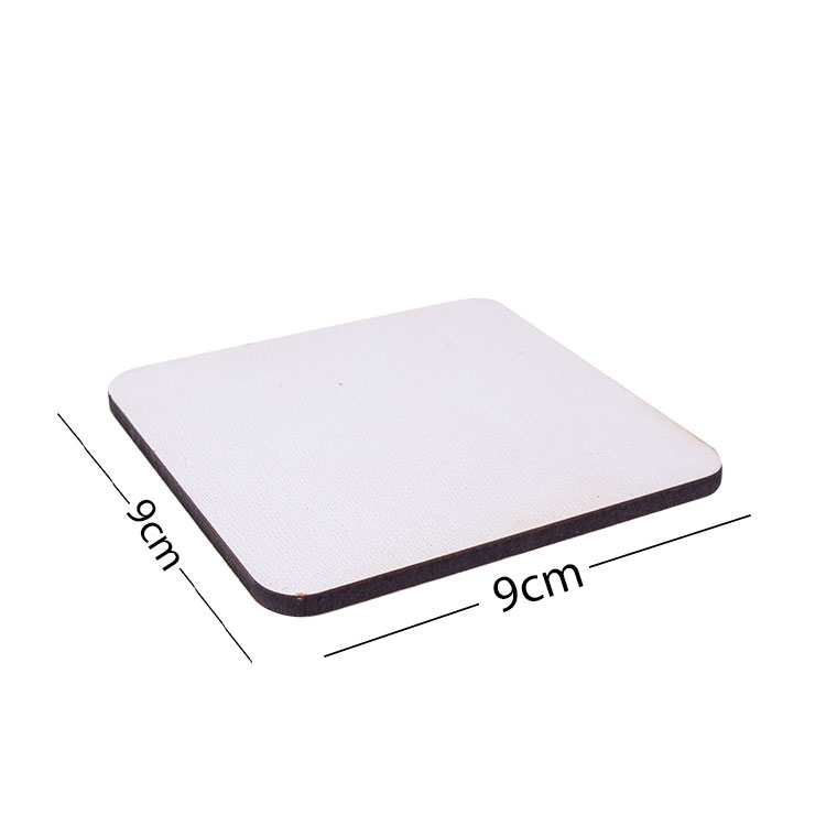 Süblimasyon Adf Kare Bardak Altlığı 9x9cm - 5'li Paket - 5