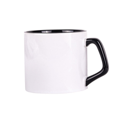 Süblimasyon Afilli Siyah Porselen Kupa Bardak - Koli - 4