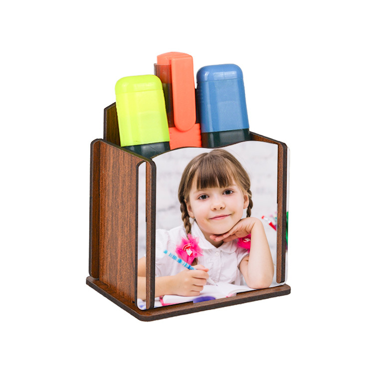 Süblimasyon Ahşap Kalemlik - 5'li Paket - 3