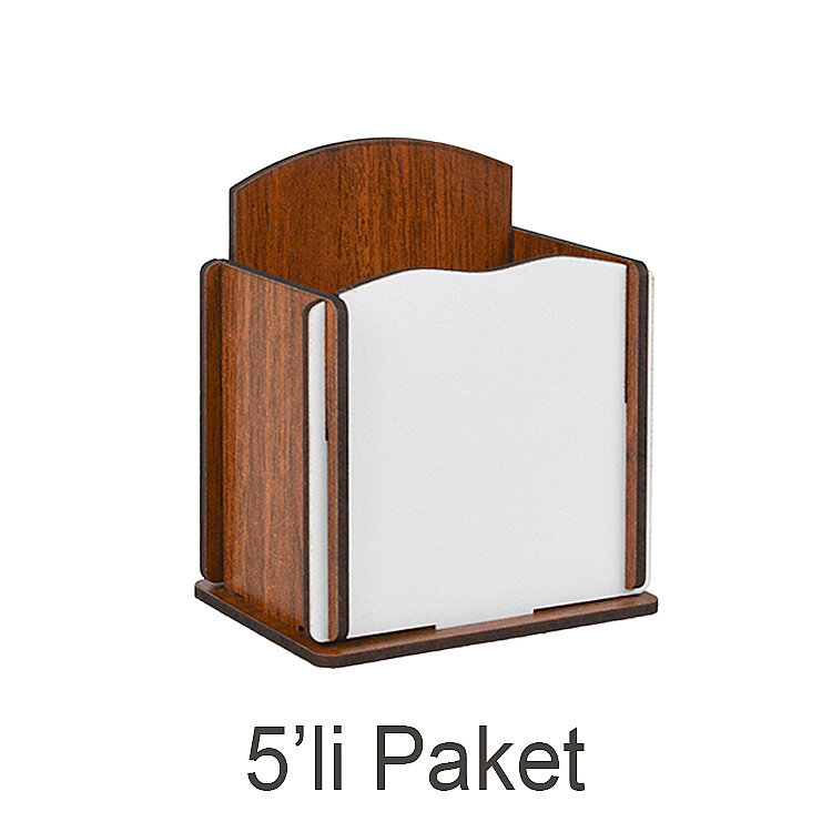 Süblimasyon Ahşap Kalemlik - 5'li Paket - 1