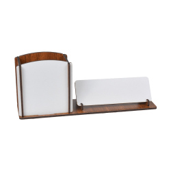 Süblimasyon Ahşap Kalemlikli Masa İsimliği - 3'lü Paket - NobbyStar