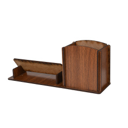 Süblimasyon Ahşap Kalemlikli Masa İsimliği - 3'lü Paket - 5