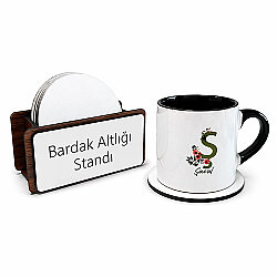 Süblimasyon Ahşap Masaüstü Stand - 2'li Paket - 4