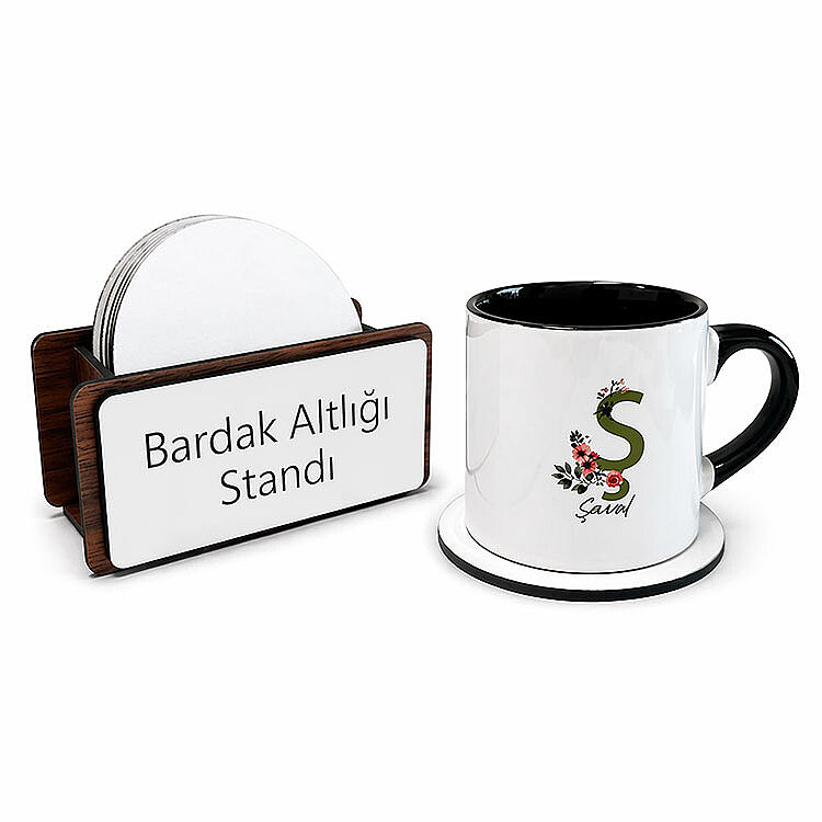 Süblimasyon Ahşap Masaüstü Stand - 2'li Paket - 4