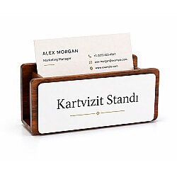 Süblimasyon Ahşap Masaüstü Stand - 2'li Paket - NobbyStar (1)